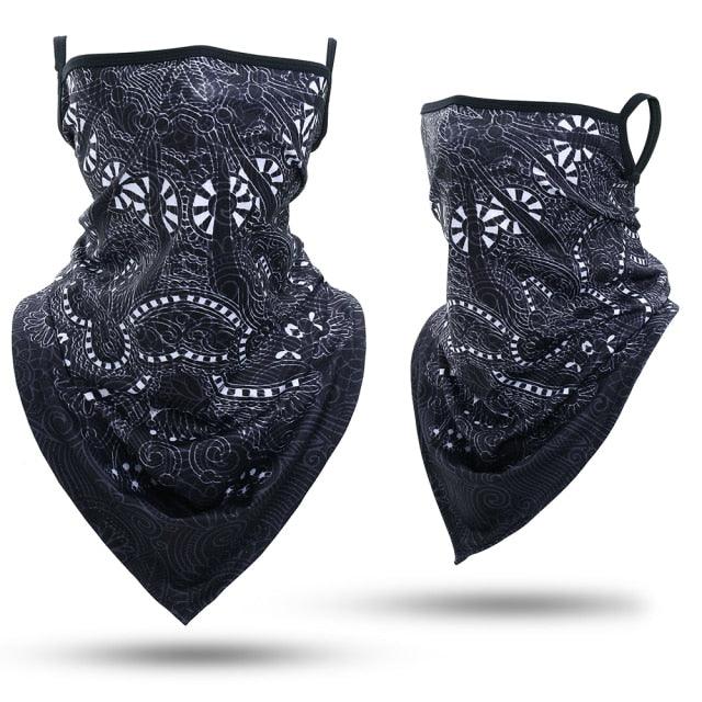 Summer Printed Triangle Bandana Running Bicycle Half Face Masks  Hunting Ski Hiking Fishing Cycling Snowboard Men Headband MTB Fishing Mask Night Reflection Bike Paintball Mask Outdoor Hunting Shamash Scarf Men Women