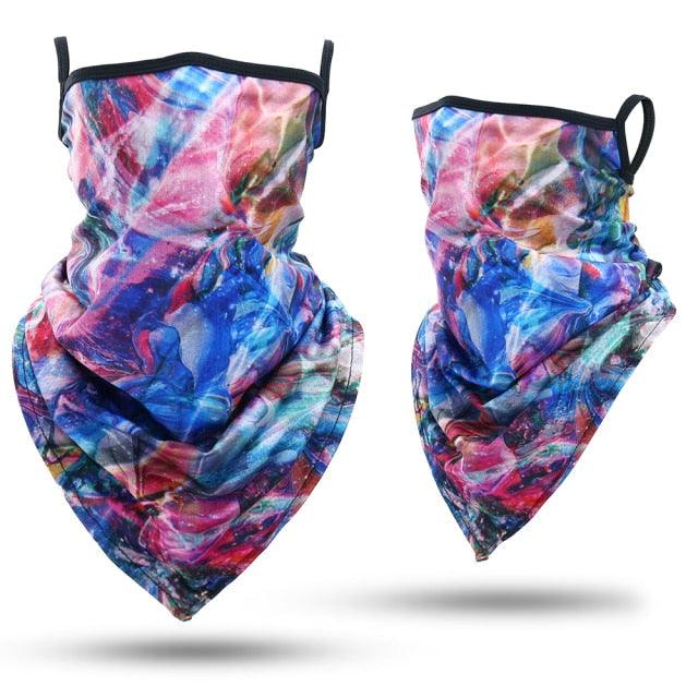 Summer Printed Triangle Bandana Running Bicycle Half Face Masks  Hunting Ski Hiking Fishing Cycling Snowboard Men Headband MTB Fishing Mask Night Reflection Bike Paintball Mask Outdoor Hunting Shamash Scarf Men Women