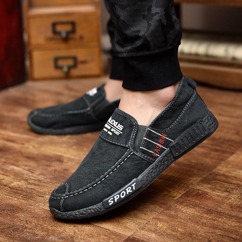 Summer Slip On Men's Casual Shoes Rubber Solid Mens Canvas Shoes Lightweight Waterproof Flat Casual Sneakers Loafer Shoes Casual Canvas Indoor Loafers - STEVVEX Shoes - 109, Black Espadrilles, Blue Espadrilles, Canvas Shoes, Comfortable Shoes, Elegant Mens Shoes, Espadrilles, Men Casual Shoes, Men Casual Sport Shoes, Men Loafers, Men Shoes, Men's Canvas Shoes, Mens Casual Elegant Shoes, Mens Sports Water Shoes, Running Shoes, Shoes, Soft Shoes, Sport Mens Shoes, Sports Shoes, Strong Shoes - Stevvex.com