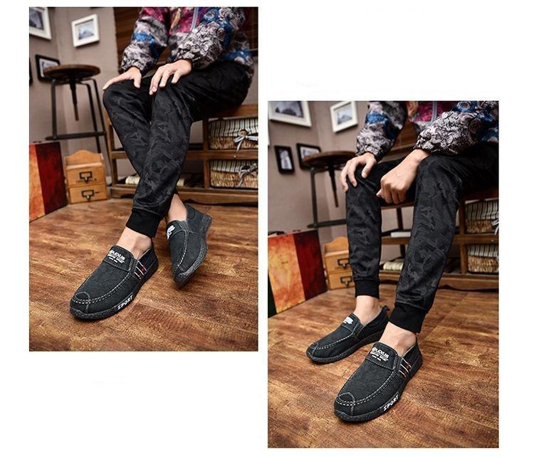 Summer Slip On Men's Casual Shoes Rubber Solid Mens Canvas Shoes Lightweight Waterproof Flat Casual Sneakers Loafer Shoes Casual Canvas Indoor Loafers - STEVVEX Shoes - 109, Black Espadrilles, Blue Espadrilles, Canvas Shoes, Comfortable Shoes, Elegant Mens Shoes, Espadrilles, Men Casual Shoes, Men Casual Sport Shoes, Men Loafers, Men Shoes, Men's Canvas Shoes, Mens Casual Elegant Shoes, Mens Sports Water Shoes, Running Shoes, Shoes, Soft Shoes, Sport Mens Shoes, Sports Shoes, Strong Shoes - Stevvex.com