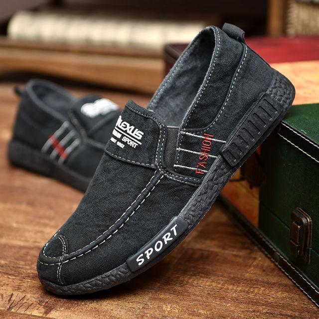 Summer Slip On Men's Casual Shoes Rubber Solid Mens Canvas Shoes Lightweight Waterproof Flat Casual Sneakers Loafer Shoes Casual Canvas Indoor Loafers - STEVVEX Shoes - 109, Black Espadrilles, Blue Espadrilles, Canvas Shoes, Comfortable Shoes, Elegant Mens Shoes, Espadrilles, Men Casual Shoes, Men Casual Sport Shoes, Men Loafers, Men Shoes, Men's Canvas Shoes, Mens Casual Elegant Shoes, Mens Sports Water Shoes, Running Shoes, Shoes, Soft Shoes, Sport Mens Shoes, Sports Shoes, Strong Shoes - Stevvex.com