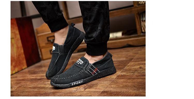 Summer Slip On Men's Casual Shoes Rubber Solid Mens Canvas Shoes Lightweight Waterproof Flat Casual Sneakers Loafer Shoes Casual Canvas Indoor Loafers - STEVVEX Shoes - 109, Black Espadrilles, Blue Espadrilles, Canvas Shoes, Comfortable Shoes, Elegant Mens Shoes, Espadrilles, Men Casual Shoes, Men Casual Sport Shoes, Men Loafers, Men Shoes, Men's Canvas Shoes, Mens Casual Elegant Shoes, Mens Sports Water Shoes, Running Shoes, Shoes, Soft Shoes, Sport Mens Shoes, Sports Shoes, Strong Shoes - Stevvex.com