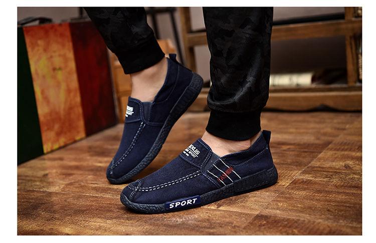 Summer Slip On Men's Casual Shoes Rubber Solid Mens Canvas Shoes Lightweight Waterproof Flat Casual Sneakers Loafer Shoes Casual Canvas Indoor Loafers - STEVVEX Shoes - 109, Black Espadrilles, Blue Espadrilles, Canvas Shoes, Comfortable Shoes, Elegant Mens Shoes, Espadrilles, Men Casual Shoes, Men Casual Sport Shoes, Men Loafers, Men Shoes, Men's Canvas Shoes, Mens Casual Elegant Shoes, Mens Sports Water Shoes, Running Shoes, Shoes, Soft Shoes, Sport Mens Shoes, Sports Shoes, Strong Shoes - Stevvex.com