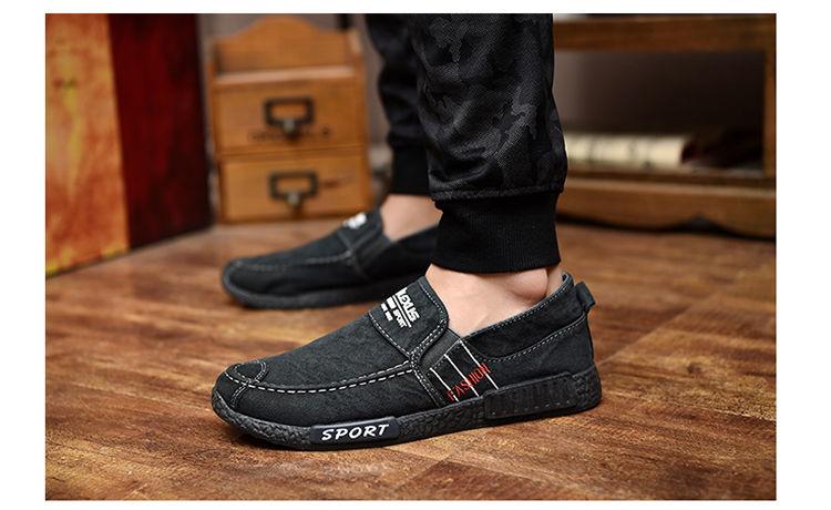 Summer Slip On Men's Casual Shoes Rubber Solid Mens Canvas Shoes Lightweight Waterproof Flat Casual Sneakers Loafer Shoes Casual Canvas Indoor Loafers - STEVVEX Shoes - 109, Black Espadrilles, Blue Espadrilles, Canvas Shoes, Comfortable Shoes, Elegant Mens Shoes, Espadrilles, Men Casual Shoes, Men Casual Sport Shoes, Men Loafers, Men Shoes, Men's Canvas Shoes, Mens Casual Elegant Shoes, Mens Sports Water Shoes, Running Shoes, Shoes, Soft Shoes, Sport Mens Shoes, Sports Shoes, Strong Shoes - Stevvex.com