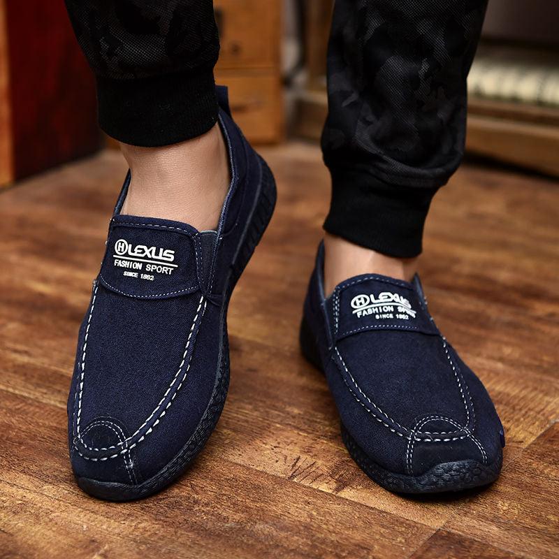 Summer Slip On Men's Casual Shoes Rubber Solid Mens Canvas Shoes Lightweight Waterproof Flat Casual Sneakers Loafer Shoes Casual Canvas Indoor Loafers - STEVVEX Shoes - 109, Black Espadrilles, Blue Espadrilles, Canvas Shoes, Comfortable Shoes, Elegant Mens Shoes, Espadrilles, Men Casual Shoes, Men Casual Sport Shoes, Men Loafers, Men Shoes, Men's Canvas Shoes, Mens Casual Elegant Shoes, Mens Sports Water Shoes, Running Shoes, Shoes, Soft Shoes, Sport Mens Shoes, Sports Shoes, Strong Shoes - Stevvex.com