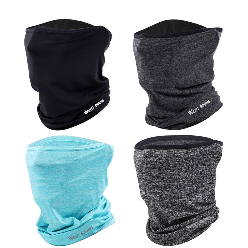 Summer Sports Scarf Ice Silk Bike Headwear Anti-UV Breathable Running Bandana Protection Cycling Equipment Washable Cloth Bandanas Women Men Neck Gaiter Cover Turban Multipurpose Balaclava Elastic UV Face Shields for Women