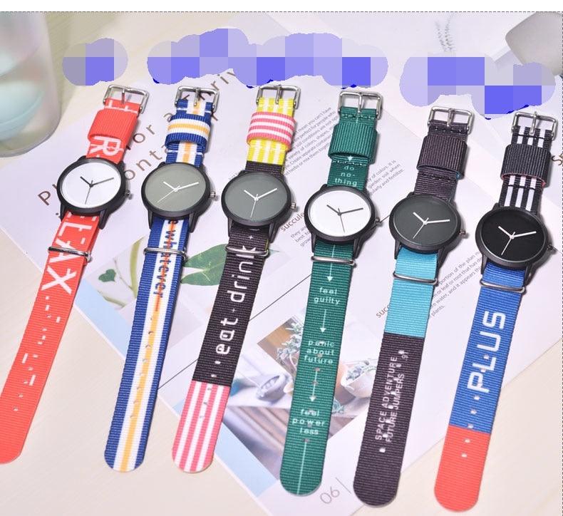 Summer Style Canvas Women Quartz Watch New Fashion Casual Wristwatches Woman Outdoor Unisex Watches Casual Sports Wrist Watch With Nylon Strap Elegant Design - ALLURELATION - 562, Analog Watch, Children Watches, Elastic Nylon Strap, Elegant Sport Watch, Fashion Watch, Fitness Watch, Girls Watches, Nylon Band Watch, School Kids Watch, School Student Analog Watch, Sport Watch, Watch, Watch For Girls, Watch For Mens, Watches, Watches For Kids, Women Watch - Stevvex.com