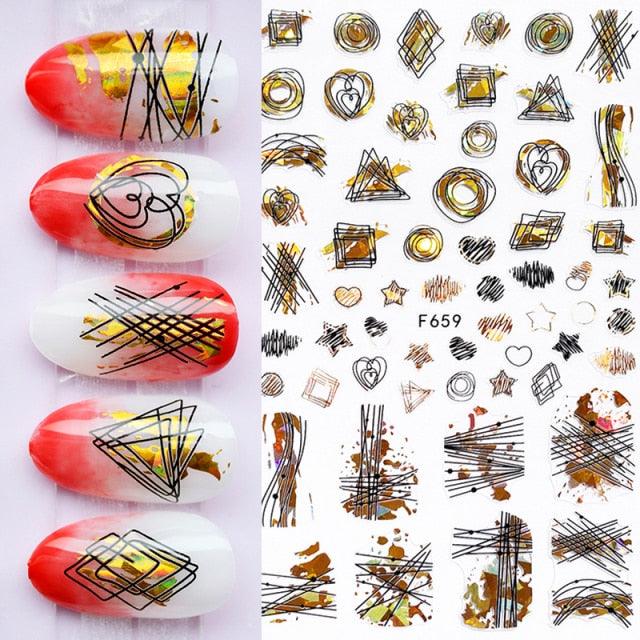 Summer Tropical Beach Coconut Tree Slippers 3D Nail Sticker Leaves Shell Transfer Decals Slider Decoration Manicures  Tip Water Transfer Nail Decals Sticker For Pretty Girl Self-Adhesive Nail Decals Designer Nail Stickers for Acrylic