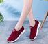 Summer Women's Sports Espadrilles Fashion Breathable Slip On Sneakers For Women Lightweight Walking Shoes Comfortable Elegant Shoes Non Slip Mesh Elegant Design