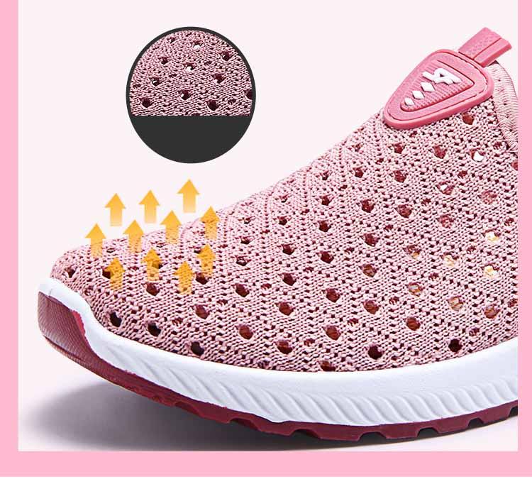 Summer Women's Sports Espadrilles Fashion Breathable Slip On Sneakers For Women Lightweight Walking Shoes Comfortable Elegant Shoes Non Slip Mesh Elegant Design