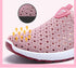 Summer Women's Sports Espadrilles Fashion Breathable Slip On Sneakers For Women Lightweight Walking Shoes Comfortable Elegant Shoes Non Slip Mesh Elegant Design