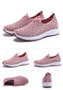 Summer Womens Shoes Breathable Mesh Sneakers Slip On Flats Espadrilles Fashion Trainers Women Comfortable Pink Couple Shoes Outdoor Walking Footwear Shoes