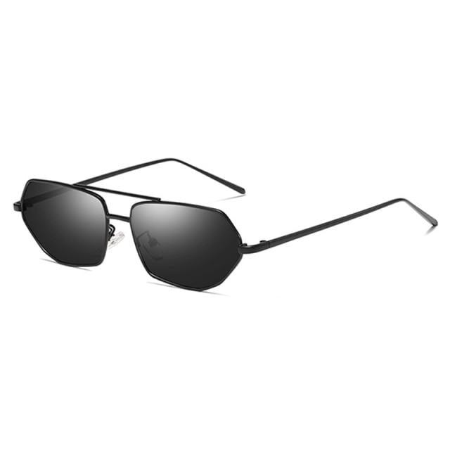 Sunglasses for Women Polygon Sunglasses UV400 Lenses Trending Polygonal Style Sunglasses For Female New Fashionable Street Shooting Irregular Shape In Metal Frame Glasses