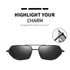 Sunglasses for Women Polygon Sunglasses UV400 Lenses Trending Polygonal Style Sunglasses For Female New Fashionable Street Shooting Irregular Shape In Metal Frame Glasses