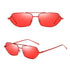 Sunglasses for Women Polygon Sunglasses UV400 Lenses Trending Polygonal Style Sunglasses For Female New Fashionable Street Shooting Irregular Shape In Metal Frame Glasses