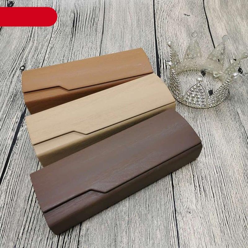 Sunglasses High End Fashion Eyewear Case Len Coated Handmade Storage Suitable For Reading Glasses Hard Shell Portable Sunglass Case Fashionable PU Leather Eyeglass Case