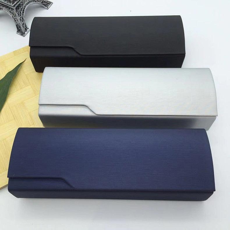Sunglasses High End Fashion Eyewear Case Len Coated Handmade Storage Suitable For Reading Glasses Hard Shell Portable Sunglass Case Fashionable PU Leather Eyeglass Case