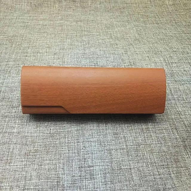 Sunglasses High End Fashion Eyewear Case Len Coated Handmade Storage Suitable For Reading Glasses Hard Shell Portable Sunglass Case Fashionable PU Leather Eyeglass Case