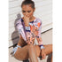 Surfing Swimsuit For Women  New Bikini Long Sleeve Swimwear Women's Swimsuits Crop Top Bikini Set Bathing Suit Long Sleeve Swimwear Tiger Print Push Up Summer Bath Suit Two Piece