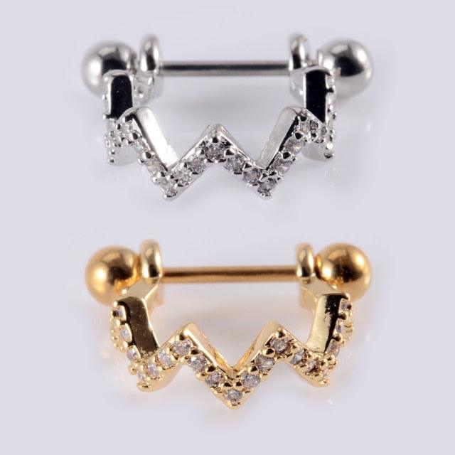 Surgical Steel Barbell With CZ Hoop Ear Tragus Cartilage Helix Earrings Ear Studs Ear Cuff Rook Woman Lobe Piercings Septum Hinged Segment Piercings Body Jewelry Earring Hoop Stainless Steel with Cartilage Earrings Piercings Nose Ring Piercing Jewelry