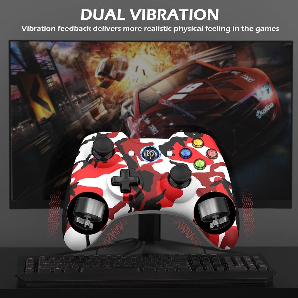 Sustainable Black And Red Wireless Joystick PC Controller Gamepad Simple Cool Joystick Compatible With TV Box Tablet - STEVVEX Game - 221, best quality joystick, controller for mobile, Controller For Mobile Phone, controller for pc, game, Game Pad, game pad for phone, Game Pads for mobile, gamepad joystick, gamepads for mobile, joystick, joystick for games, lightweight Game Pad, mobile games accessories, Quality Game Pad, Simple Game Controller, sustainable joystick, Wireless joystick - Stevvex.com