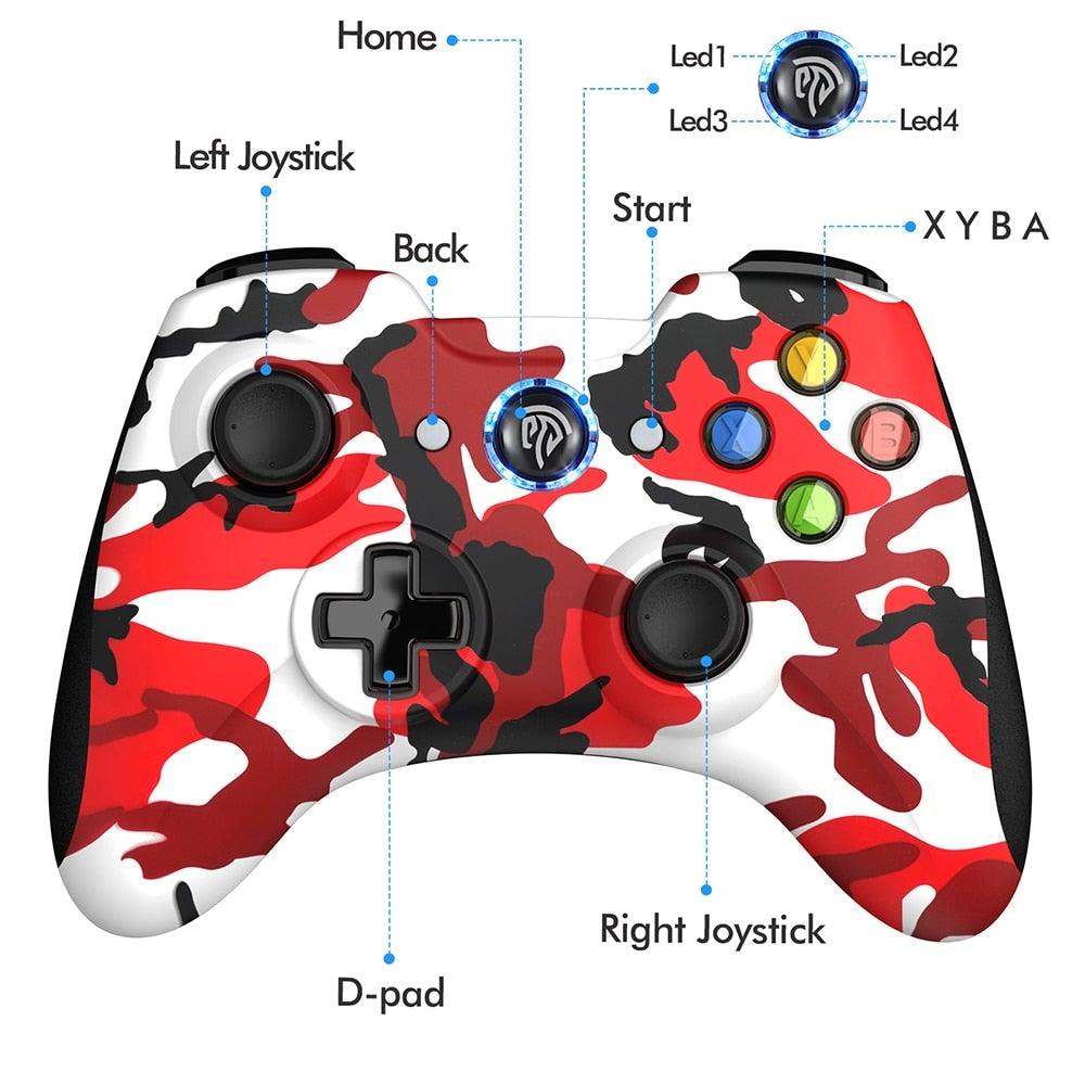 Sustainable Black And Red Wireless Joystick PC Controller Gamepad Simple Cool Joystick Compatible With TV Box Tablet - STEVVEX Game - 221, best quality joystick, controller for mobile, Controller For Mobile Phone, controller for pc, game, Game Pad, game pad for phone, Game Pads for mobile, gamepad joystick, gamepads for mobile, joystick, joystick for games, lightweight Game Pad, mobile games accessories, Quality Game Pad, Simple Game Controller, sustainable joystick, Wireless joystick - Stevvex.com