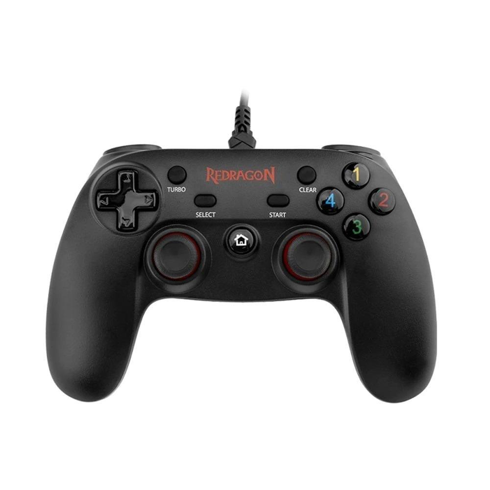 Sustainable Black Wired Dual Vibration Joystick Gamepad Controller Compatible With PC Monitor Laptop - STEVVEX Game - 221, all in one game controller, best quality joystick, black gamepad, classic games, controller for pc, Dual sense controller, game, Game Controller, Game Pad, gamepad controller, gamepad joystick, joystick, joystick for games, wired game controller - Stevvex.com