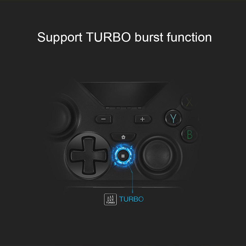 Sustainable Pro Wireless Joystick Bluetooth Gamepad Controller Vibration Compatible With PC Laptop - STEVVEX Game - 221, All in one game, all in one game controller, best quality joystick, bluetooth wireless gamepad, controller for pc, game, Game Controller, Game Pad, game pad for phone, Game Pads for mobile, gamepad joystick, games accessories, joystick, joystick for games - Stevvex.com