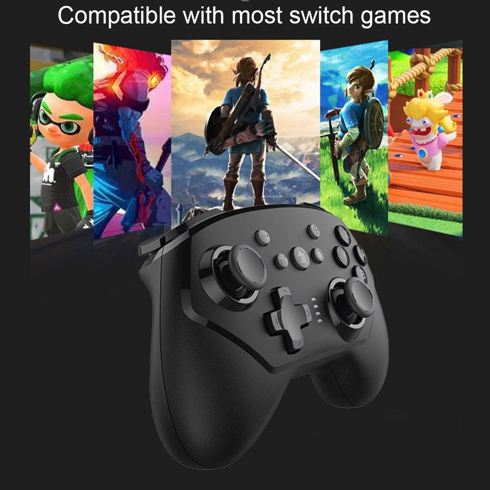 Sustainable Pro Wireless Joystick Bluetooth Gamepad Controller Vibration Compatible With PC Laptop - STEVVEX Game - 221, All in one game, all in one game controller, best quality joystick, bluetooth wireless gamepad, controller for pc, game, Game Controller, Game Pad, game pad for phone, Game Pads for mobile, gamepad joystick, games accessories, joystick, joystick for games - Stevvex.com