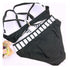 Swimwear Bikinis   Swimming Suit For Women Swimsuit Padded Push-up Bikini Set Women Padded Push up Bikini Set Halter Two Piece Cross Top Swimsuit Patchwork Bathing Suit