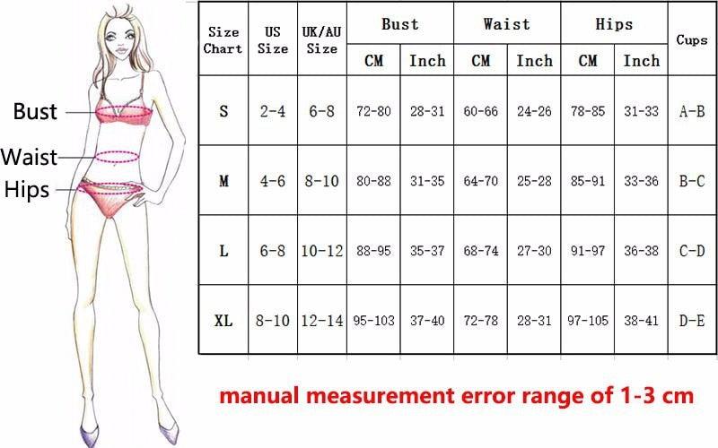 Swimwear Women Bikini Set Hollow Out Swimsuit Padded Halter Padded Push Up Bikini Set Two Pieces Swimsuit For Women Swimwear Bathing Suit Gifts For Mom Wife Girlfriend Lace Up Two Piece Bathing Suit