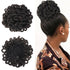 Synthetic Dread Locks Chignon Faux Locks Hair Bun Hairpiece Drawstring Pony Tail Clip in Hair Extensions For Black Women Clip in Hair Extension For Volumized Hair Buns For Girls