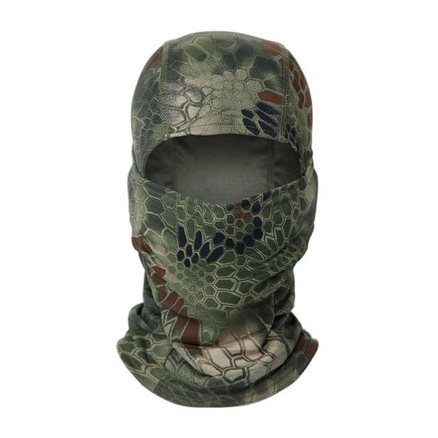 Tactical Camouflage Balaclava Full Face Mask CS Wargame Army Hunting Cycling Sports Helmet Liner Military Multiamp CP Skating Hat Motorbike Biker Racing Breather Mask Tactical Airsoft Cap Scarf Mask Ski Hat Spring Summer For Men Women