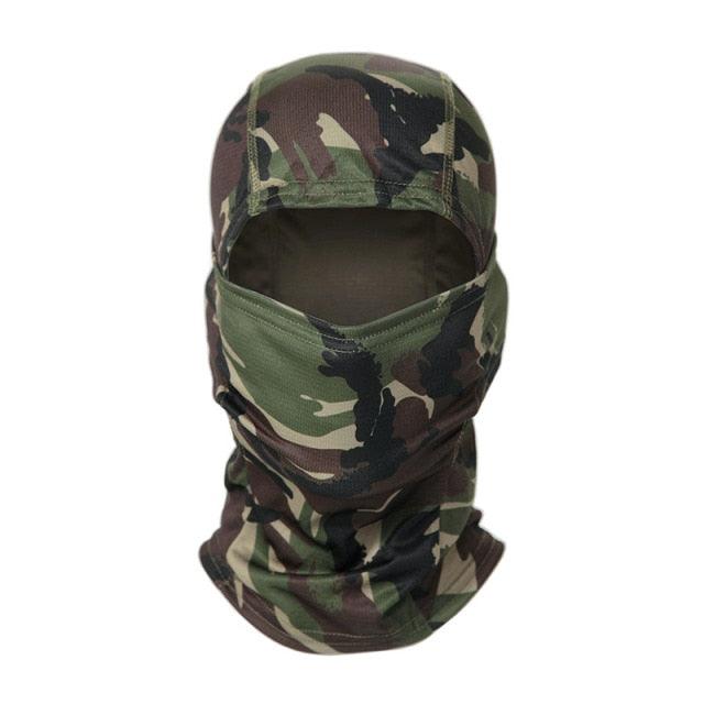 Tactical Camouflage Balaclava Full Face Mask CS Wargame Army Hunting Cycling Sports Helmet Liner Military Multiamp CP Skating Hat Motorbike Biker Racing Breather Mask Tactical Airsoft Cap Scarf Mask Ski Hat Spring Summer For Men Women