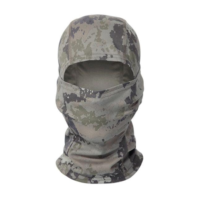 Tactical Camouflage Balaclava Full Face Mask CS Wargame Army Hunting Cycling Sports Helmet Liner Military Multiamp CP Skating Hat Motorbike Biker Racing Breather Mask Tactical Airsoft Cap Scarf Mask Ski Hat Spring Summer For Men Women