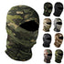 Tactical Camouflage Balaclava Full Face Mask CS Wargame Army Hunting Cycling Sports Helmet Liner Military Multiamp CP Skating Hat Motorbike Biker Racing Breather Mask Tactical Airsoft Cap Scarf Mask Ski Hat Spring Summer For Men Women