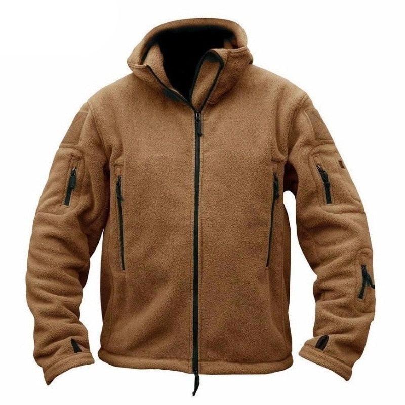 Tactical Jacket Combat Jacket Outdoor Sports Hiking Men's Lightweight Soft Jacket Warm Multi-Pockets Outdoor Hooded Jacket Adventure Jacket For Hiking Training