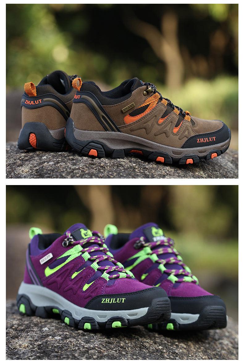 Tactical Outdoor Mens Waterproof Hiking Shoes Mountain Boots Hunting Unisex Sport Shoes Low-Top Sneakers Non-Slip Wear-Resistant Outdoor Comfortable Camping Shoes