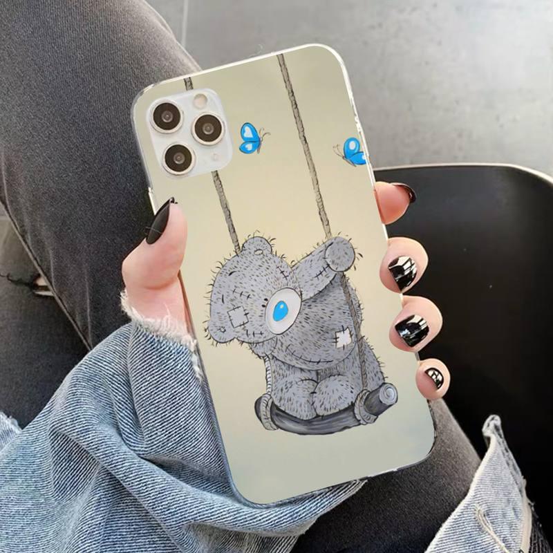 Teddy Phone Case for Iphone 13 11 12 pro XS MAX 8 7 6 6S Plus X 5S SE XR case Liquid Silicone Soft Gel Rubber Phone Cover for Women Girls Phone Mask - STEVVEX Gadgets - 1004, Bear Phone Case, Classic Phone Case, Elegant Phone Case, Luxury Phone Case, Modern Phone Case, Panda Phone Case, Phone Case, Phone Case For Girls, Phone Case For Iphone, Popular Phone Case, Rabbit Phone Case, Silicone Case, Silicone Phone Case, Stylish Phone Case, Women Phone Case - Stevvex.com