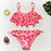 Teenager Girls Swimwear Two pieces Girls Swimsuit High quality Kids Bikini Sets Children Beach Wear Girls Two Piece Bikini Swimsuits Striped Ruffle Swimwear Bathing Suit Set