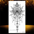 Temporary Lotus Flower Sticker Tattoo Fake Black Elegant Flower Design Women Body Art Fake Arm Tattoo Stickers For Womens - STEVVEX Beauty - 103, Arm Tattoo, Back Tattoo, Beauty, Big Tattoo, Black Tattoos, Body Tattoo, Different Tattoo, Fashion Tattoo, Flower Tattoo, Girls Tattoo, Large Tattoo, Leg Tattoo, Lotus Tattoo, Luxury Tattoo, Realistic Tattoo, Stylish Tattoo, Tattoo, Waterproof Tattoo, Women Tattoo, Womens Tattoo - Stevvex.com