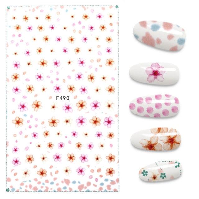 The New 3D Nail Sticker Cool English Letter stickers for nail Foil Love Heart Design Fashion Manicure Stickers Girls Manicure Decoration Nail Art Supplies 3D Self-Adhesive Nail Decals Designer Nail Stickers for Acrylic Nails