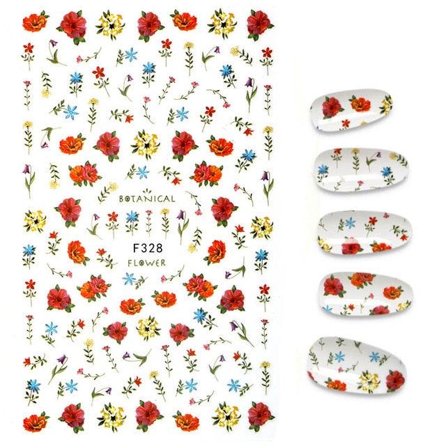 The New 3D Nail Sticker Cool English Letter stickers for nail Foil Love Heart Design Fashion Manicure Stickers Girls Manicure Decoration Nail Art Supplies 3D Self-Adhesive Nail Decals Designer Nail Stickers for Acrylic Nails