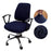 Thicken Solid Office Computer Chair Cover Spandex Split Seat Cover Universal Office Anti-dust Armchair Cover Protective & Stretchable Universal Chair Covers Stretch Rotating Chair Slipcover