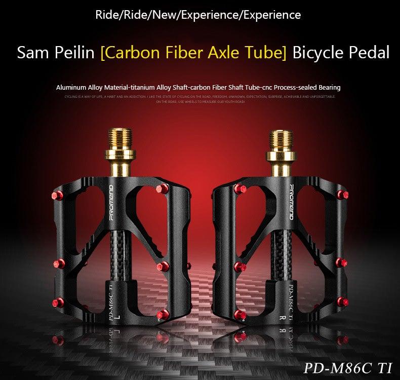 Titanium Bicycle Pedal Titanium Shaft Carbon Tube Bicycle Pedal Mountain Bike 3 Palin Pedal Road Bike Riding Pedal Bicycle Platform Pedals Bicycle Pedal Titanium Shaft Carbon Tube Bicycle Pedal Mountain Bike Pedal Road Bike Riding Pedal