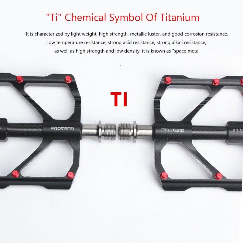 Titanium Bicycle Pedal Titanium Shaft Carbon Tube Bicycle Pedal Mountain Bike 3 Palin Pedal Road Bike Riding Pedal Bicycle Platform Pedals Bicycle Pedal Titanium Shaft Carbon Tube Bicycle Pedal Mountain Bike Pedal Road Bike Riding Pedal