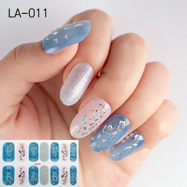 Toe Nail Sticker Wraps Adhesive Decals Toenail Polish Strips DIY Pedicure Foot Decals Manicure Strips Decals Full Wraps Women Glitter Toenail Nail Polish Strips Decals Full Wraps Self Adhesive Toe Nail Tip Full Toe Nail Wraps Feet Decorations