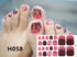 Toe Nail Sticker Wraps Adhesive Decals Toenail Polish Strips DIY Pedicure Foot Decals Manicure Strips Decals Full Wraps Women Glitter Toenail Nail Polish Strips Decals Full Wraps Self Adhesive Toe Nail Tip Full Toe Nail Wraps Feet Decorations