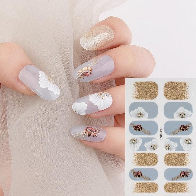 Toe Nail Sticker Wraps Adhesive Decals Toenail Polish Strips DIY Pedicure Foot Decals Manicure Strips Decals Full Wraps Women Glitter Toenail Nail Polish Strips Decals Full Wraps Self Adhesive Toe Nail Tip Full Toe Nail Wraps Feet Decorations