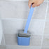 Toilet Brush Toilet Holder Set For Bathroom Flexible Soft Bristles Brushes With Drying Holder Set Bathroom Accessories Toilet Brush Set, Silicone Toilet Brush With Holder Wall Mounted With Toilet Bowl Brush And Holder Bendable Brush Head Holder Quickly